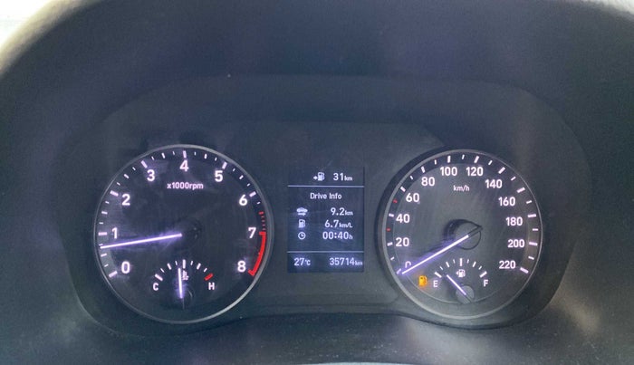 2018 Hyundai Verna 1.6 VTVT SX (O) AT, Petrol, Automatic, 35,705 km, Odometer Image