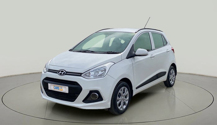 2016 Hyundai Grand i10 SPORTZ 1.2 KAPPA VTVT, Petrol, Manual, 43,988 km, Left Front Diagonal