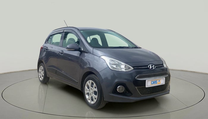 2015 Hyundai Grand i10 SPORTZ 1.2 KAPPA VTVT, Petrol, Manual, 40,237 km, Right Front Diagonal