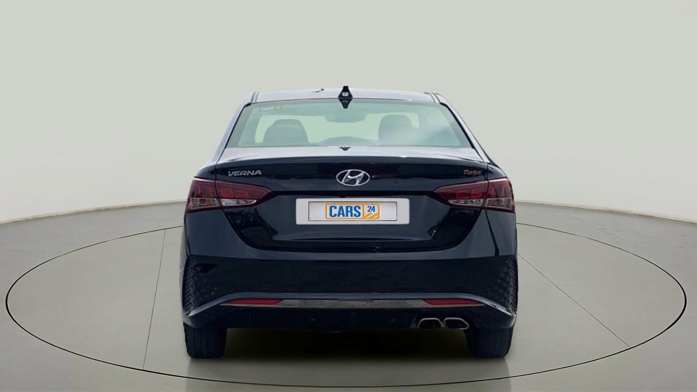 2021 Hyundai Verna SX (O) 1.0 TURBO DCT, Petrol, Automatic, 37,975 km, Back/Rear