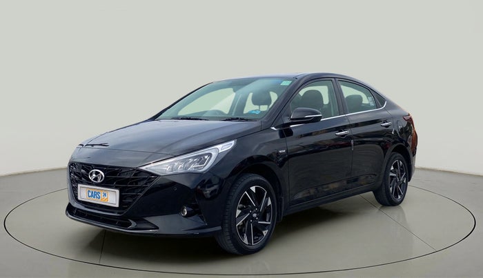 2021 Hyundai Verna SX (O) 1.0 TURBO DCT, Petrol, Automatic, 37,975 km, Left Front Diagonal
