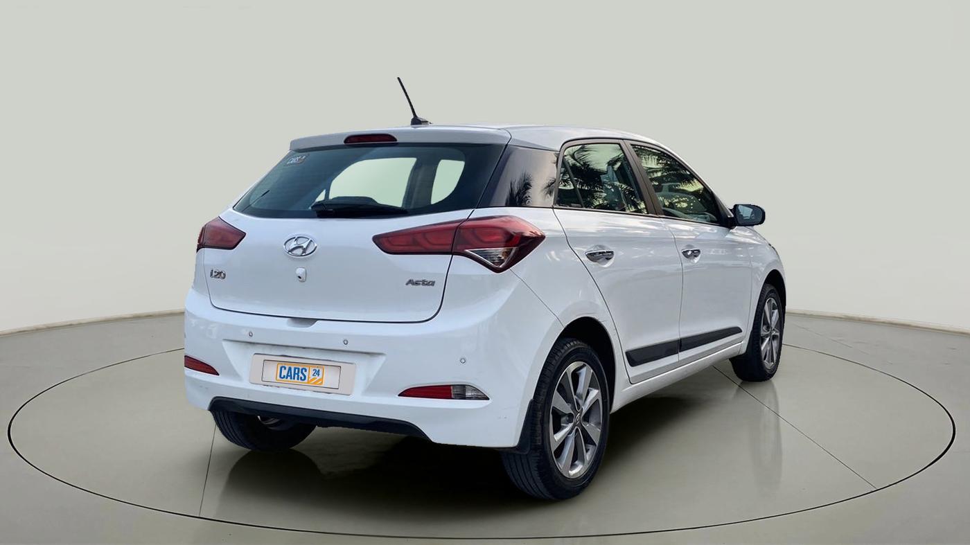 2017 Hyundai Elite i20 ASTA 1.2 (O), Petrol, Manual, 27,270 km, Right Back Diagonal