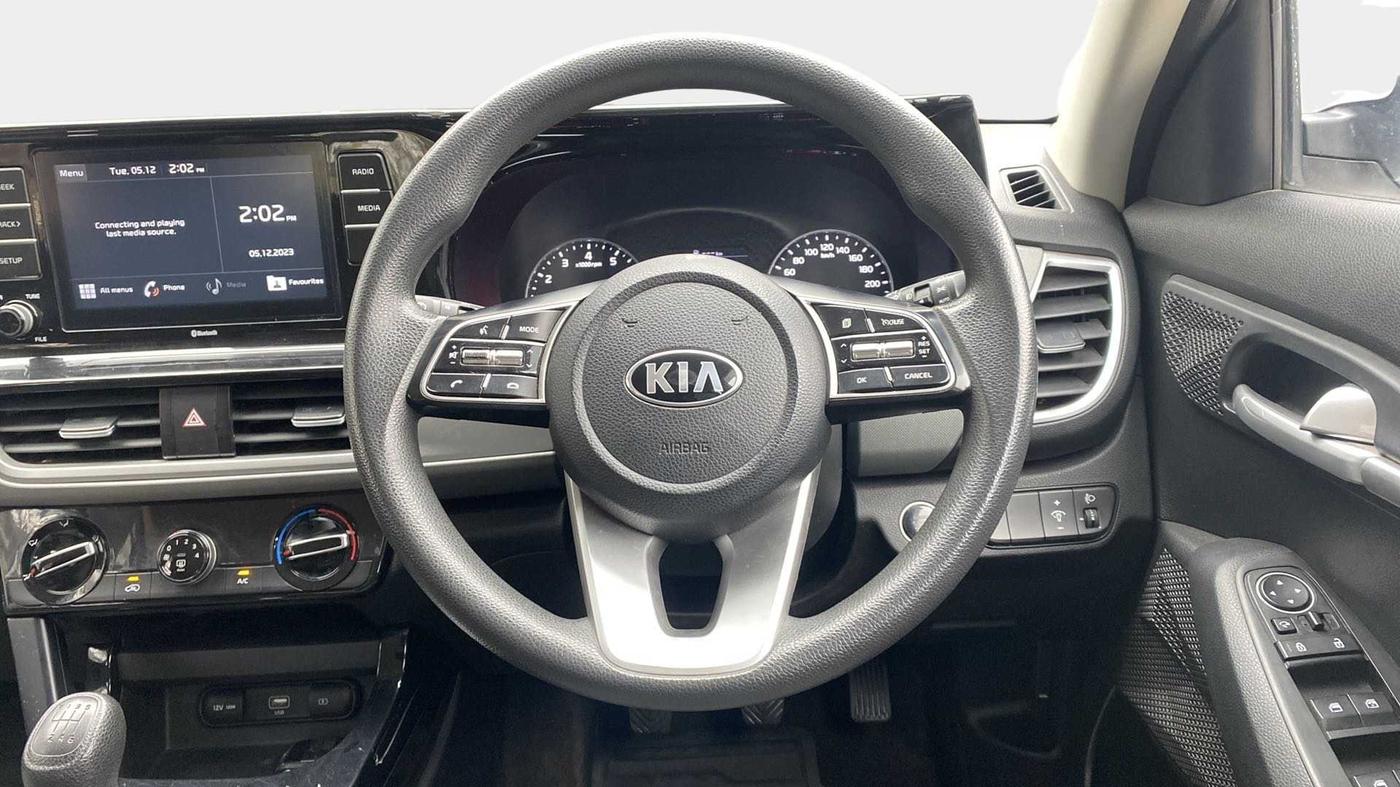 2020 KIA SELTOS HTK PLUS 1.5, Petrol, Manual, 26,347 km, Steering Wheel Close Up