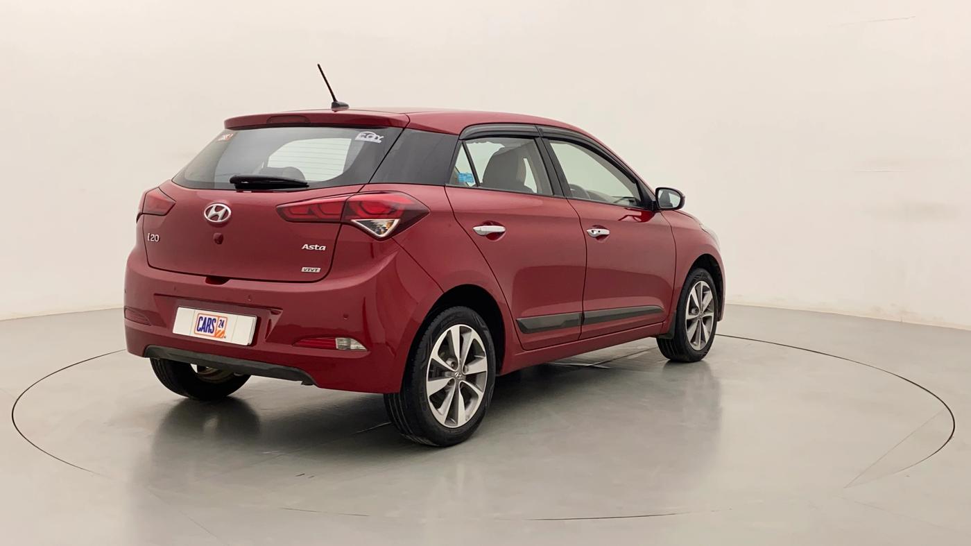 2016 Hyundai Elite i20 ASTA 1.2 (O), Petrol, Manual, 31,344 km, Right Back Diagonal