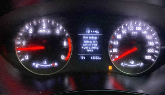 2018 Hyundai Elite i20 SPORTZ 1.2, Petrol, Manual, 62,491 km, Odometer Image