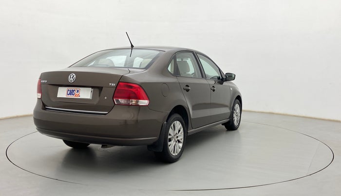 2015 Volkswagen Vento HIGHLINE PLUS 1.2 AT 16 ALLOY, Petrol, Automatic, 48,649 km, Right Back Diagonal