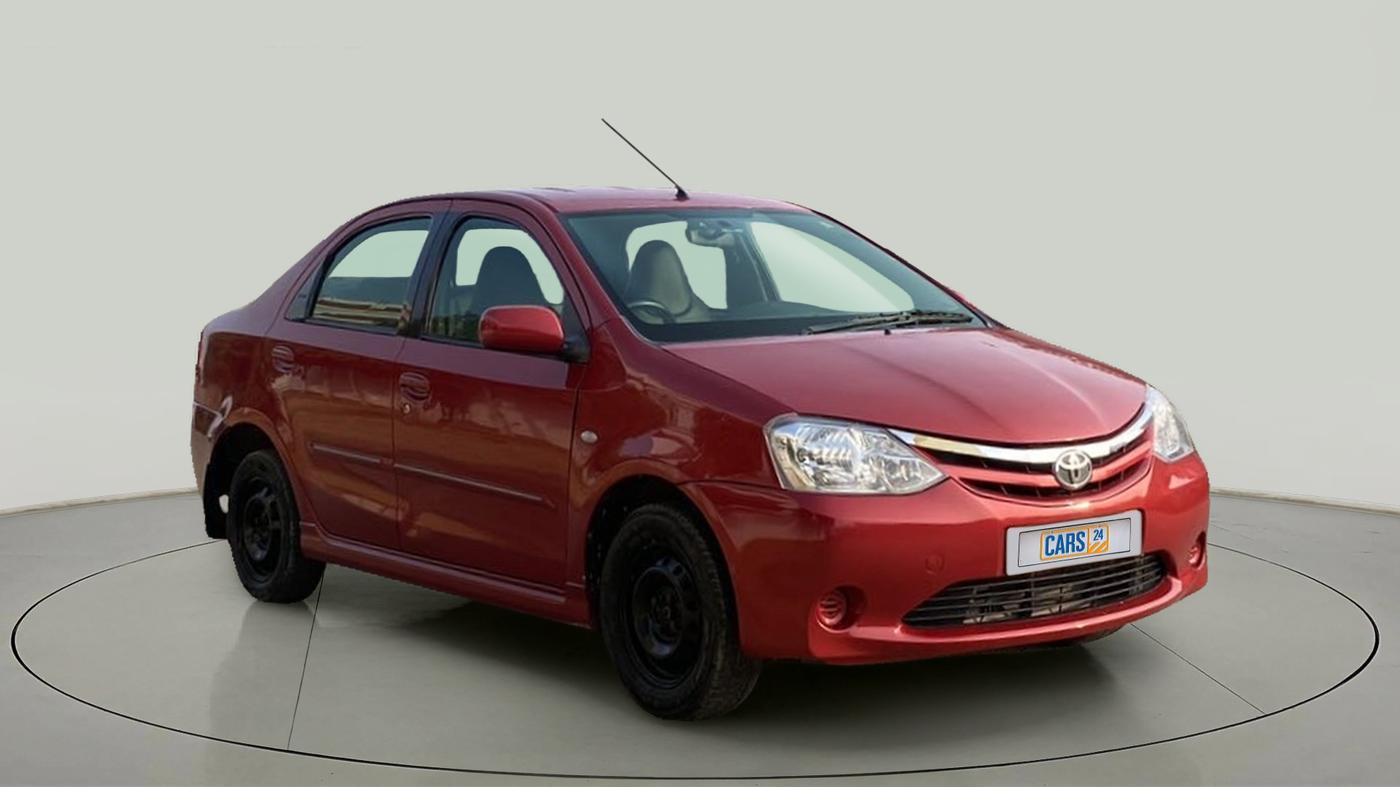 2011 Toyota Etios G, Petrol, Manual, 81,852 km, Right Front Diagonal