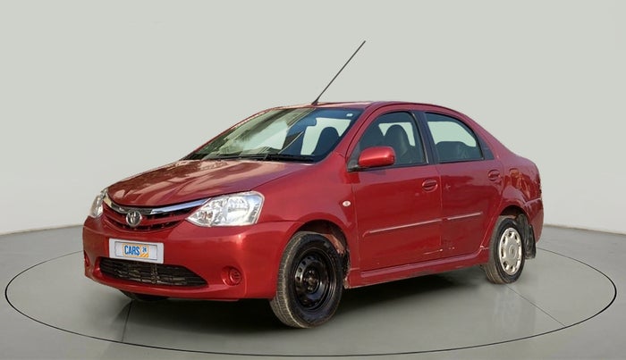 2011 Toyota Etios G, Petrol, Manual, 81,852 km, Left Front Diagonal