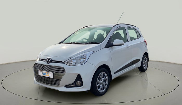 2019 Hyundai Grand i10 SPORTZ 1.2 KAPPA VTVT, Petrol, Manual, 4,868 km, Left Front Diagonal