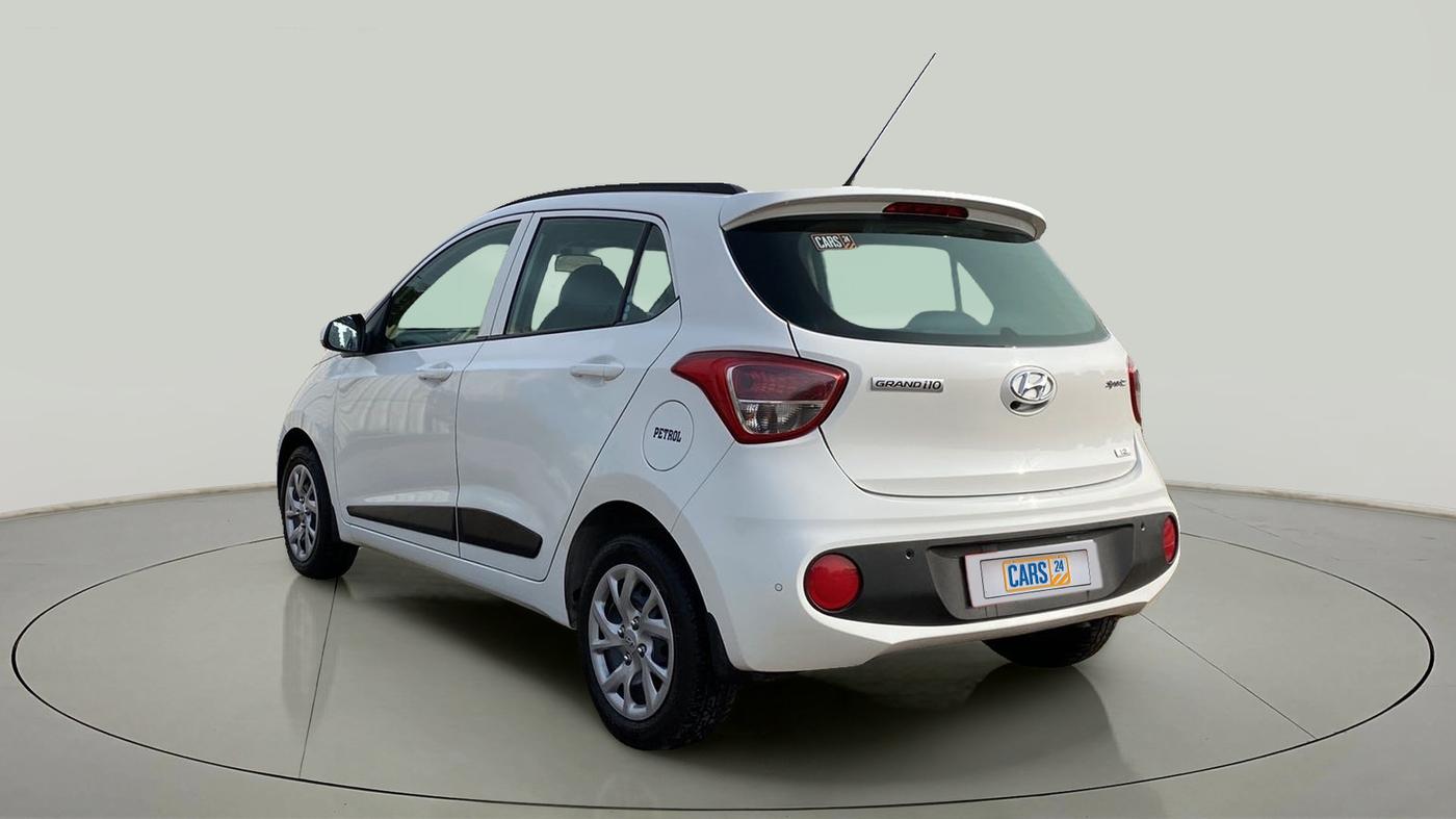 2019 Hyundai Grand i10 SPORTZ 1.2 KAPPA VTVT, Petrol, Manual, 4,868 km, Left Back Diagonal