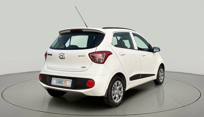 2019 Hyundai Grand i10 SPORTZ 1.2 KAPPA VTVT, Petrol, Manual, 4,868 km, Right Back Diagonal
