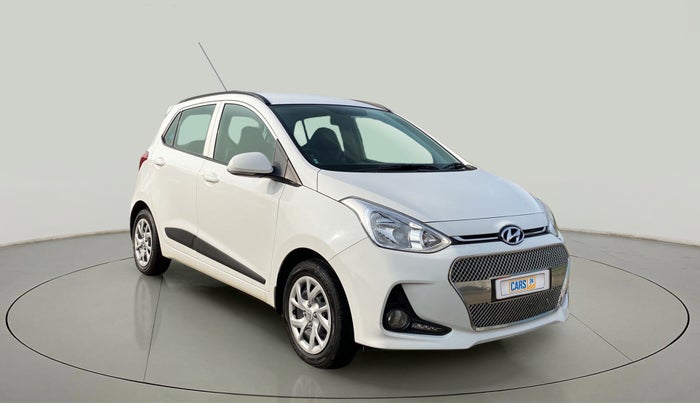 2019 Hyundai Grand i10 SPORTZ 1.2 KAPPA VTVT, Petrol, Manual, 4,868 km, Right Front Diagonal
