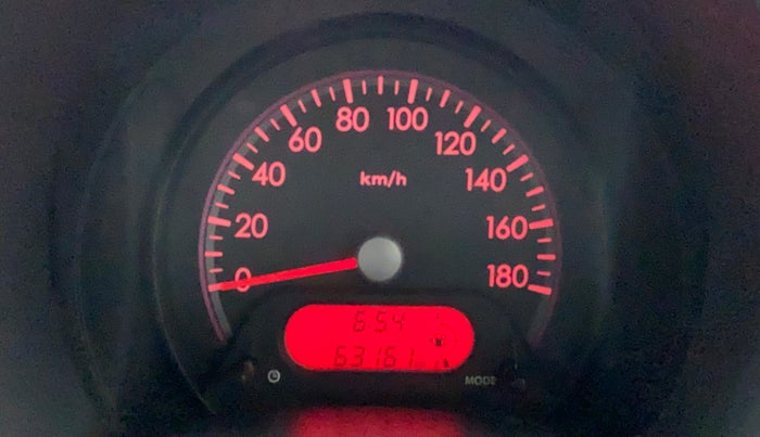 2010 Maruti A Star VXI, Petrol, Manual, 63,160 km, Odometer Image