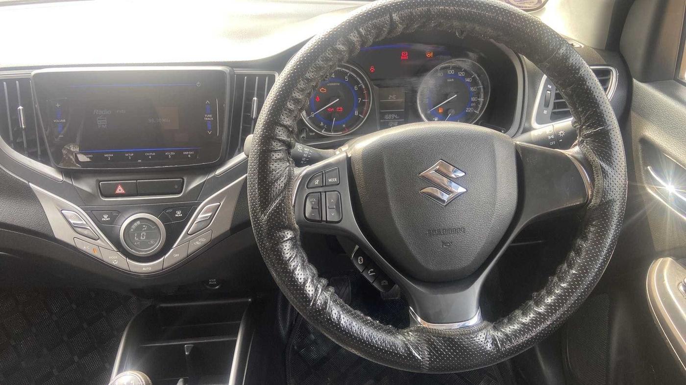 2020 Maruti Baleno DELTA PETROL 1.2, Petrol, Manual, 16,886 km, Steering Wheel Close Up