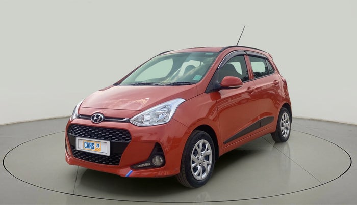 2018 Hyundai Grand i10 SPORTZ 1.2 KAPPA VTVT, Petrol, Manual, 18,417 km, Left Front Diagonal