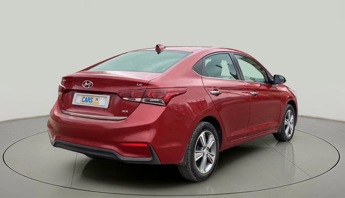 2018 Hyundai Verna 1.6 VTVT SX O, Petrol, Manual, 43,477 km, Right Back Diagonal
