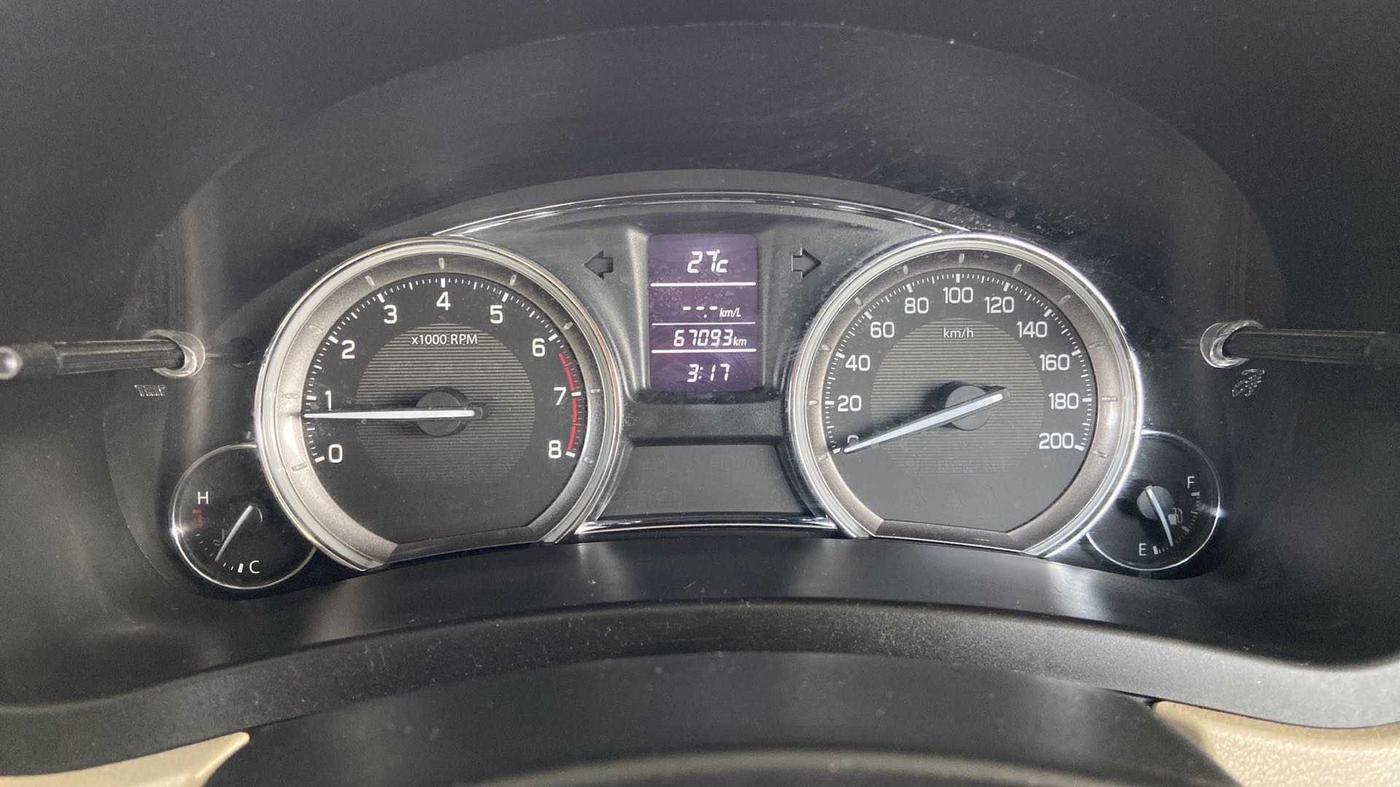 2017 Maruti Ciaz ZETA 1.4  MT PETROL, Petrol, Manual, 67,101 km, Odometer Image