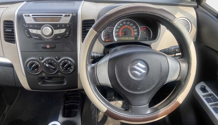 2013 Maruti Wagon R 1.0 VXI, Petrol, Manual, 90,112 km, Steering Wheel Close Up