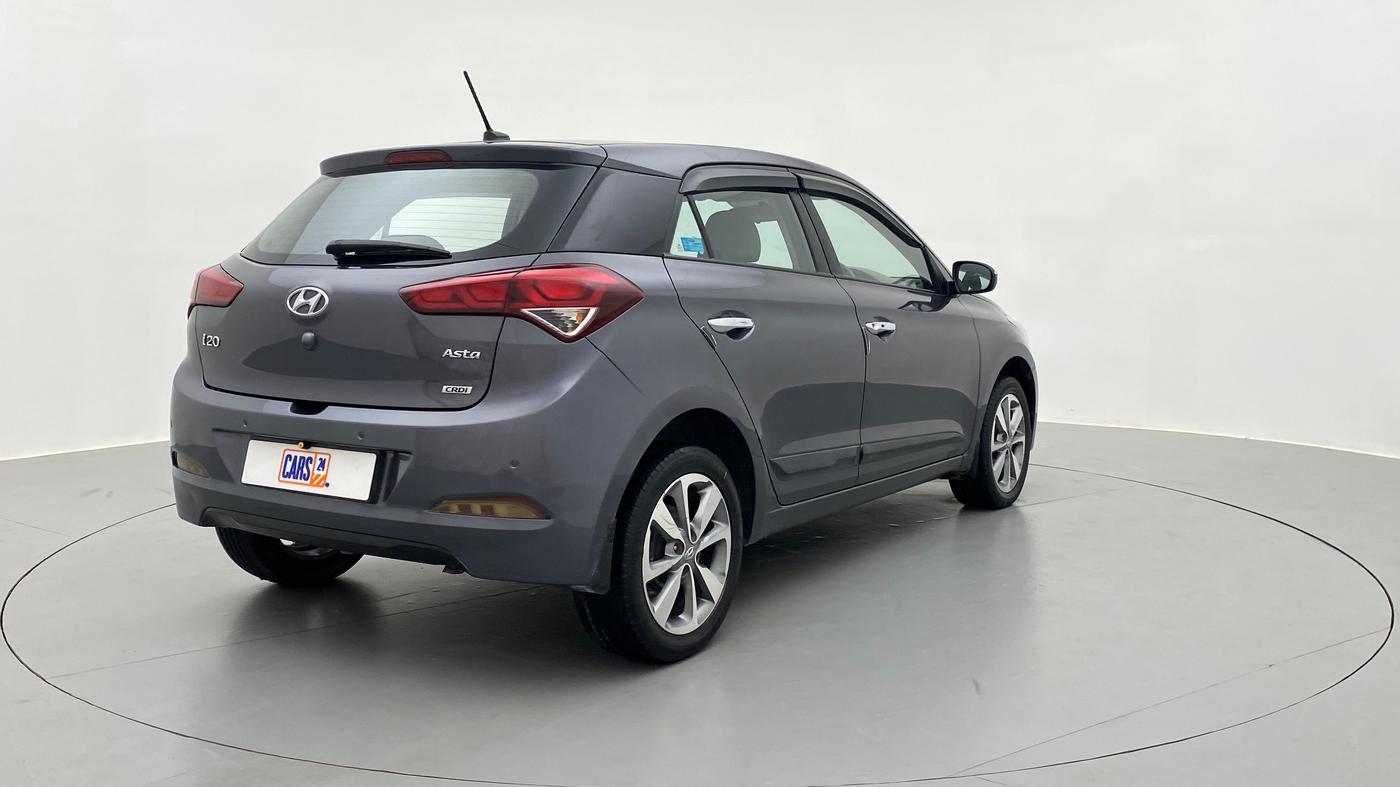 2017 Hyundai Elite i20 1.4 CRDI ASTA (O), Diesel, Manual, 45,545 km, Right Back Diagonal