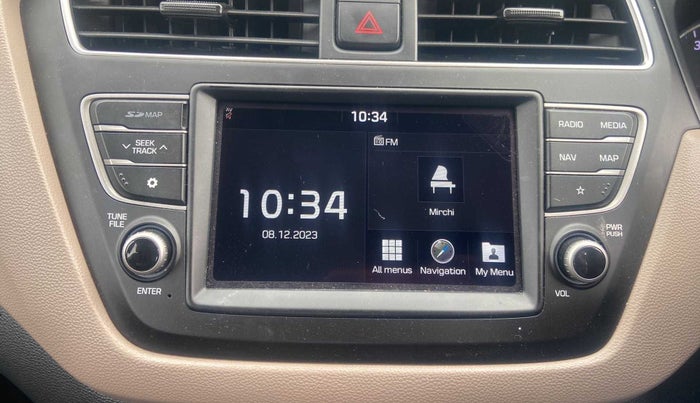 2019 Hyundai Elite i20 SPORTZ PLUS  1.2 CVT, Petrol, Automatic, 5,077 km, Infotainment system - GPS Card not working/missing