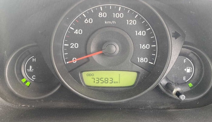 2018 Hyundai Eon ERA +, Petrol, Manual, 73,596 km, Odometer Image