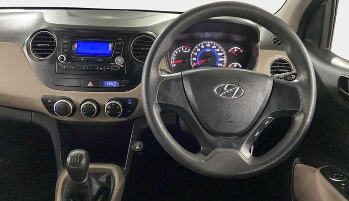 2016 Hyundai Grand i10 MAGNA 1.2 KAPPA VTVT, Petrol, Manual, 15,348 km, Steering Wheel Close Up