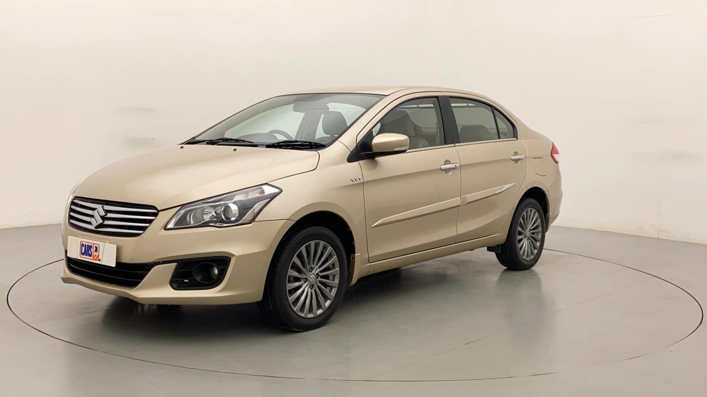2016 Maruti Ciaz ZXI+, Petrol, Manual, 44,409 km, Left Front Diagonal
