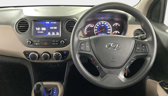2019 Hyundai Grand i10 SPORTZ AT 1.2 KAPPA VTVT, Petrol, Automatic, 39,536 km, Steering Wheel Close Up