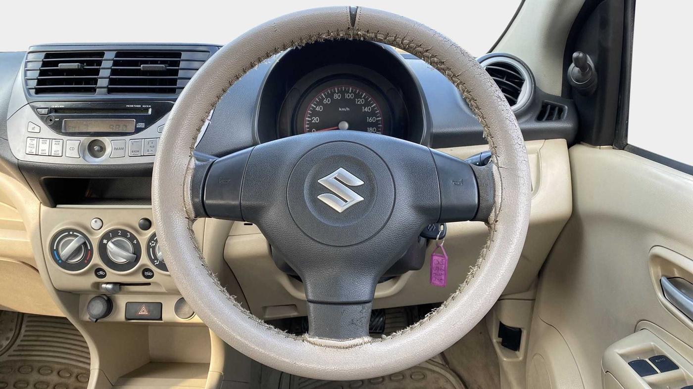 2012 Maruti A Star VXI, Petrol, Manual, 85,957 km, Steering Wheel Close Up