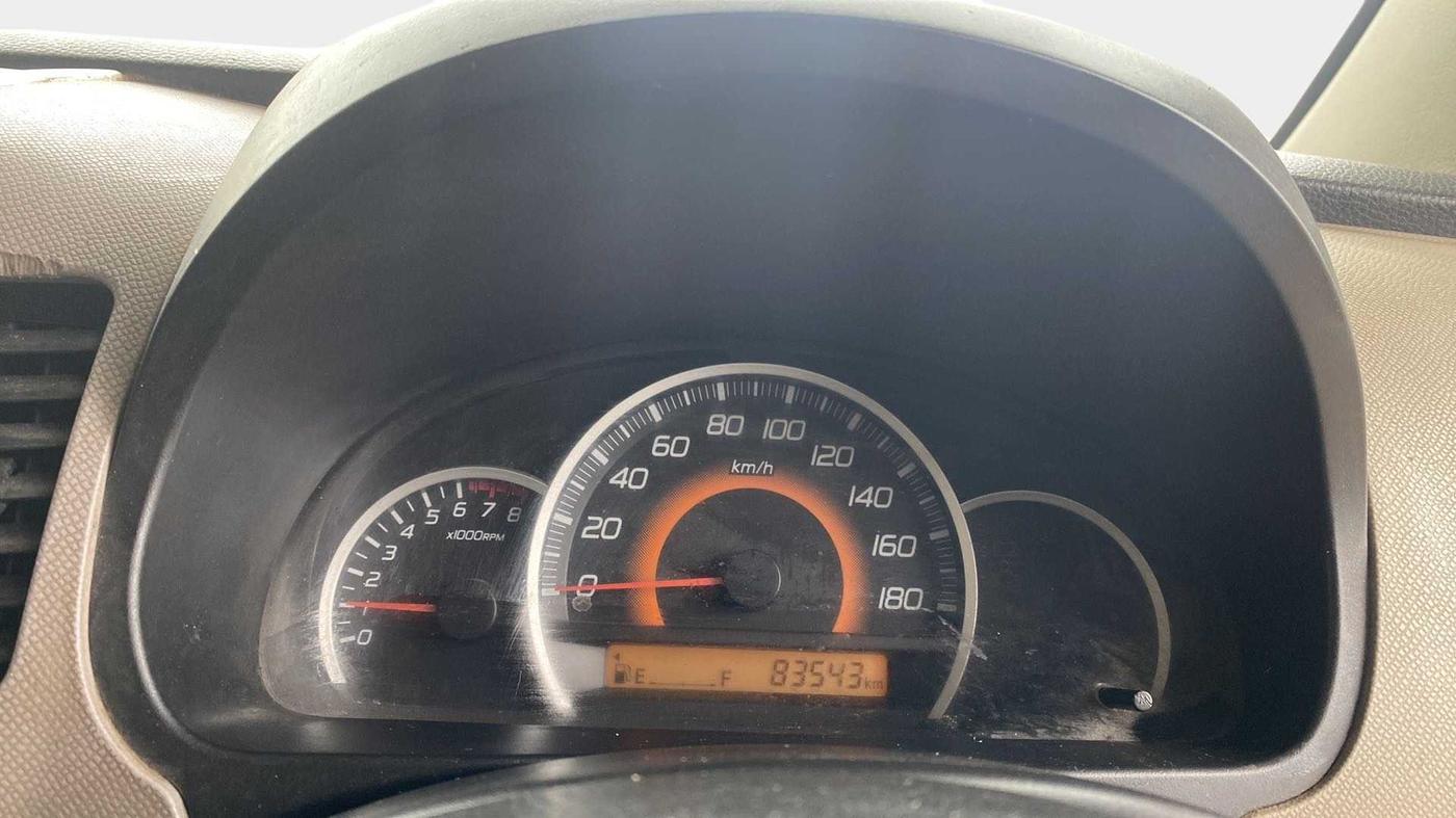 2013 Maruti Wagon R 1.0 VXI, Petrol, Manual, 83,541 km, Odometer Image