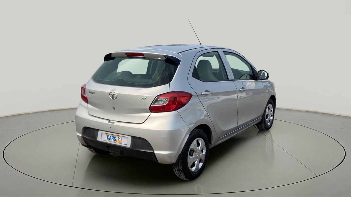 2017 Tata Tiago XT PETROL, CNG, Manual, 36,422 km, Right Back Diagonal