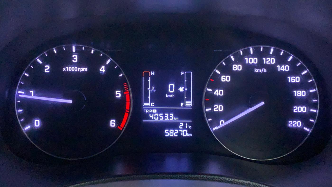 2015 Hyundai Creta 1.6 SX CRDI, Diesel, Manual, 58,313 km, Odometer Image