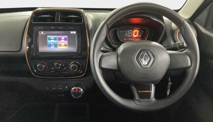 2019 Renault Kwid CLIMBER 1.0 AMT, Petrol, Automatic, 5,126 km, Steering Wheel Close Up