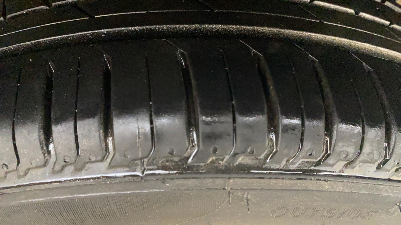 2021 Tata TIGOR XZA PLUS PETROL, Petrol, Automatic, 38,876 km, Left Rear Tyre Tread