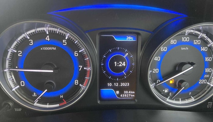 2020 Maruti Baleno ALPHA PETROL 1.2, Petrol, Manual, 43,911 km, Odometer Image