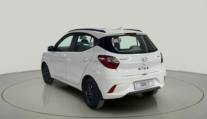 2021 Hyundai GRAND I10 NIOS SPORTZ AMT 1.2 KAPPA VTVT, Petrol, Automatic, 23,540 km, Left Back Diagonal
