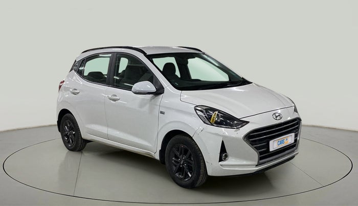 2021 Hyundai GRAND I10 NIOS SPORTZ AMT 1.2 KAPPA VTVT, Petrol, Automatic, 23,540 km, Right Front Diagonal