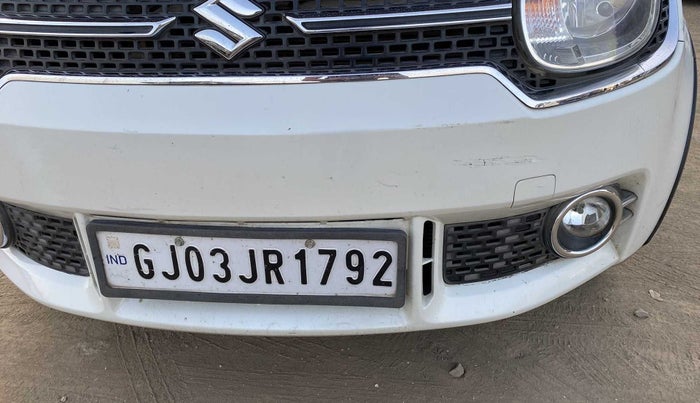 2017 Maruti IGNIS ZETA 1.2 AMT, Petrol, Automatic, 62,588 km, Front bumper - Minor scratches