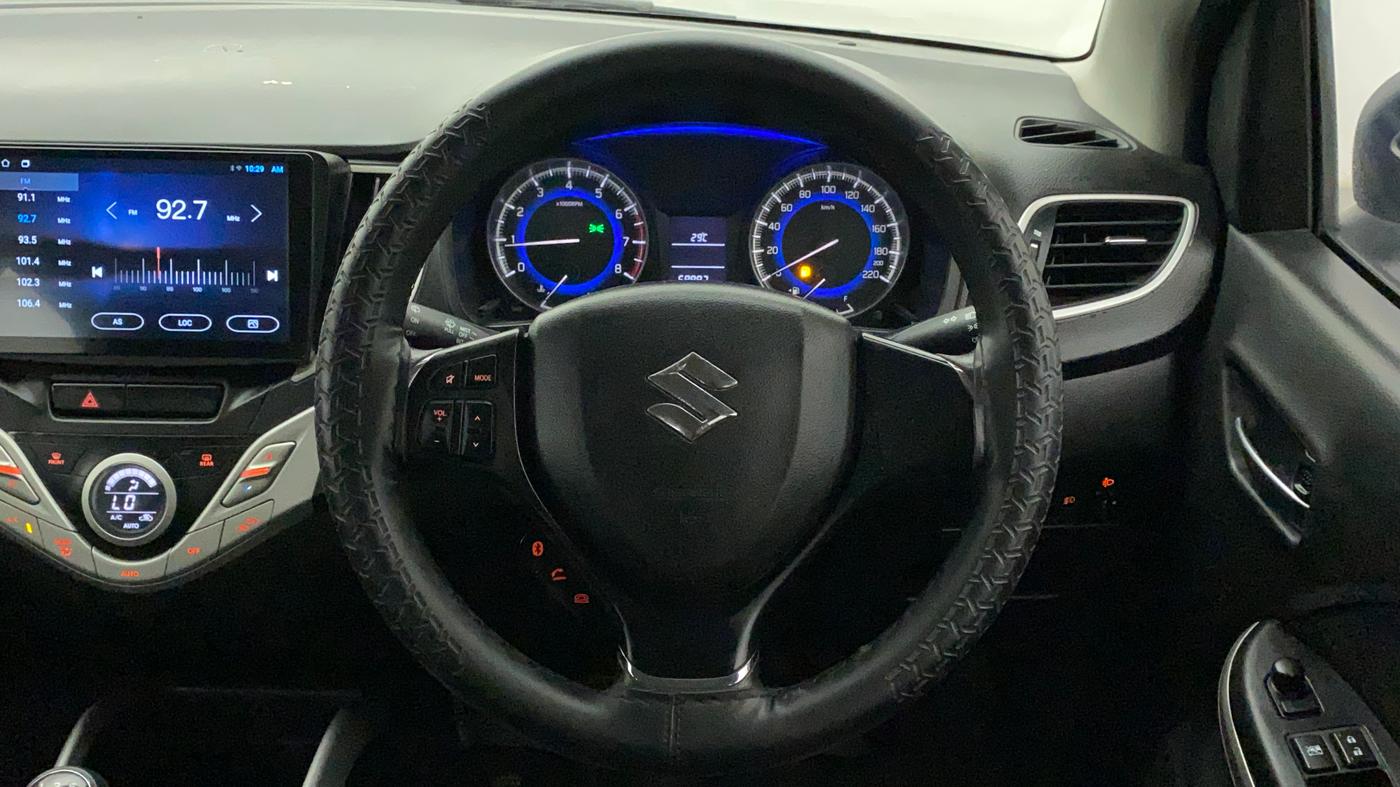 2016 Maruti Baleno DELTA PETROL 1.2, Petrol, Manual, 58,958 km, Steering Wheel Close Up