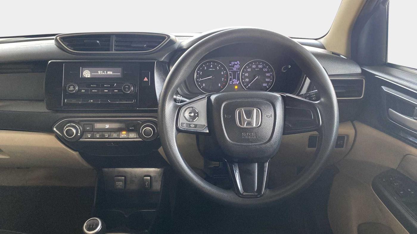 2018 Honda Amaze 1.2L I-VTEC V, Petrol, Manual, 37,864 km, Steering Wheel Close Up