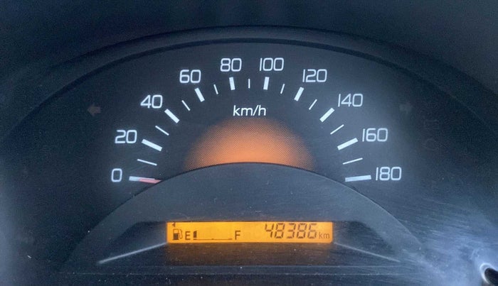 2012 Maruti Wagon R 1.0 LXI, Petrol, Manual, 48,634 km, Odometer Image