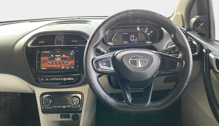 2022 Tata TIGOR XZ PLUS CNG, CNG, Manual, 27,420 km, Steering Wheel Close Up