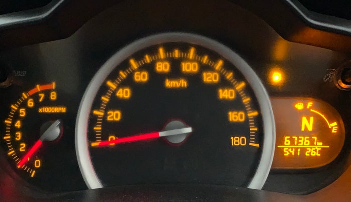 2015 Maruti Celerio VXI AMT, Petrol, Automatic, 67,635 km, Odometer Image