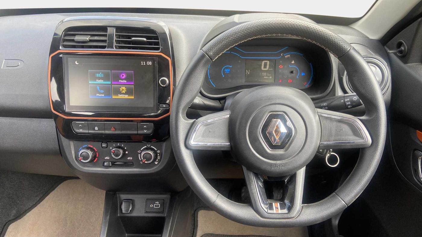2021 Renault Kwid CLIMBER 1.0 AMT (O), Petrol, Automatic, 11,981 km, Steering Wheel Close Up