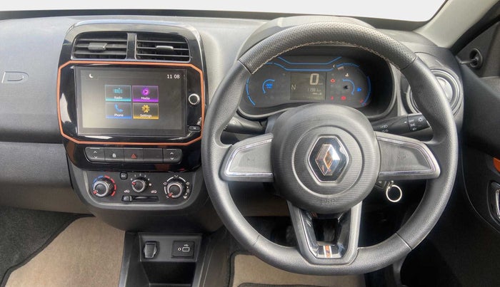 2021 Renault Kwid CLIMBER 1.0 AMT (O), Petrol, Automatic, 11,981 km, Steering Wheel Close Up