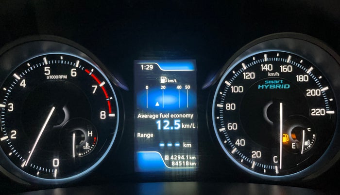 2018 Maruti Ertiga VXI SHVS, Petrol, Manual, 84,509 km, Odometer Image