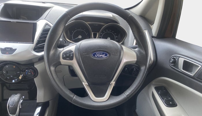 2015 Ford Ecosport TITANIUM 1.5L PETROL AT, Petrol, Automatic, 63,596 km, Steering Wheel Close Up