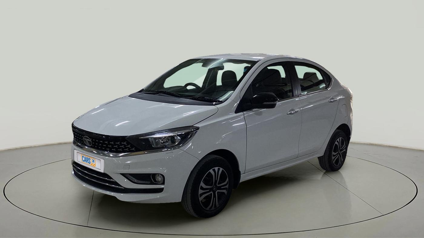 2022 Tata TIGOR XZ PLUS CNG, CNG, Manual, 36,351 km, Left Front Diagonal