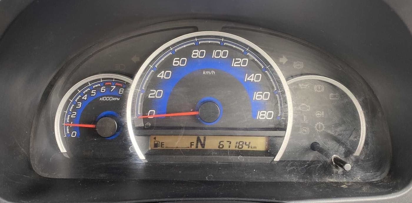 2018 Maruti Wagon R 1.0 VXI (O) AMT, Petrol, Automatic, 67,183 km, Odometer Image