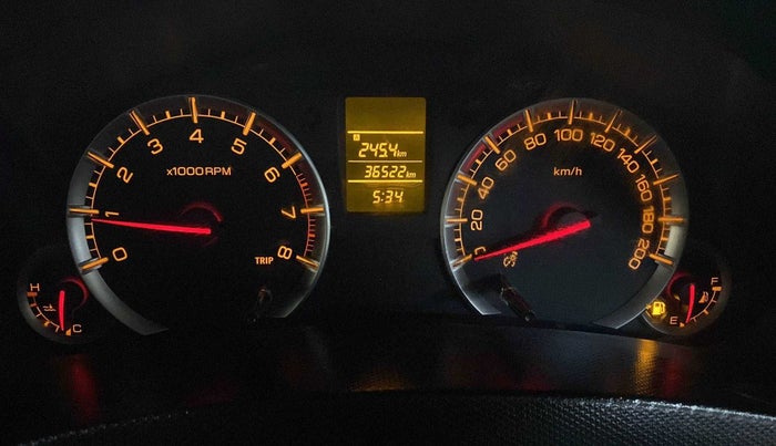 2013 Maruti Swift Dzire VXI, Petrol, Manual, 36,529 km, Odometer Image